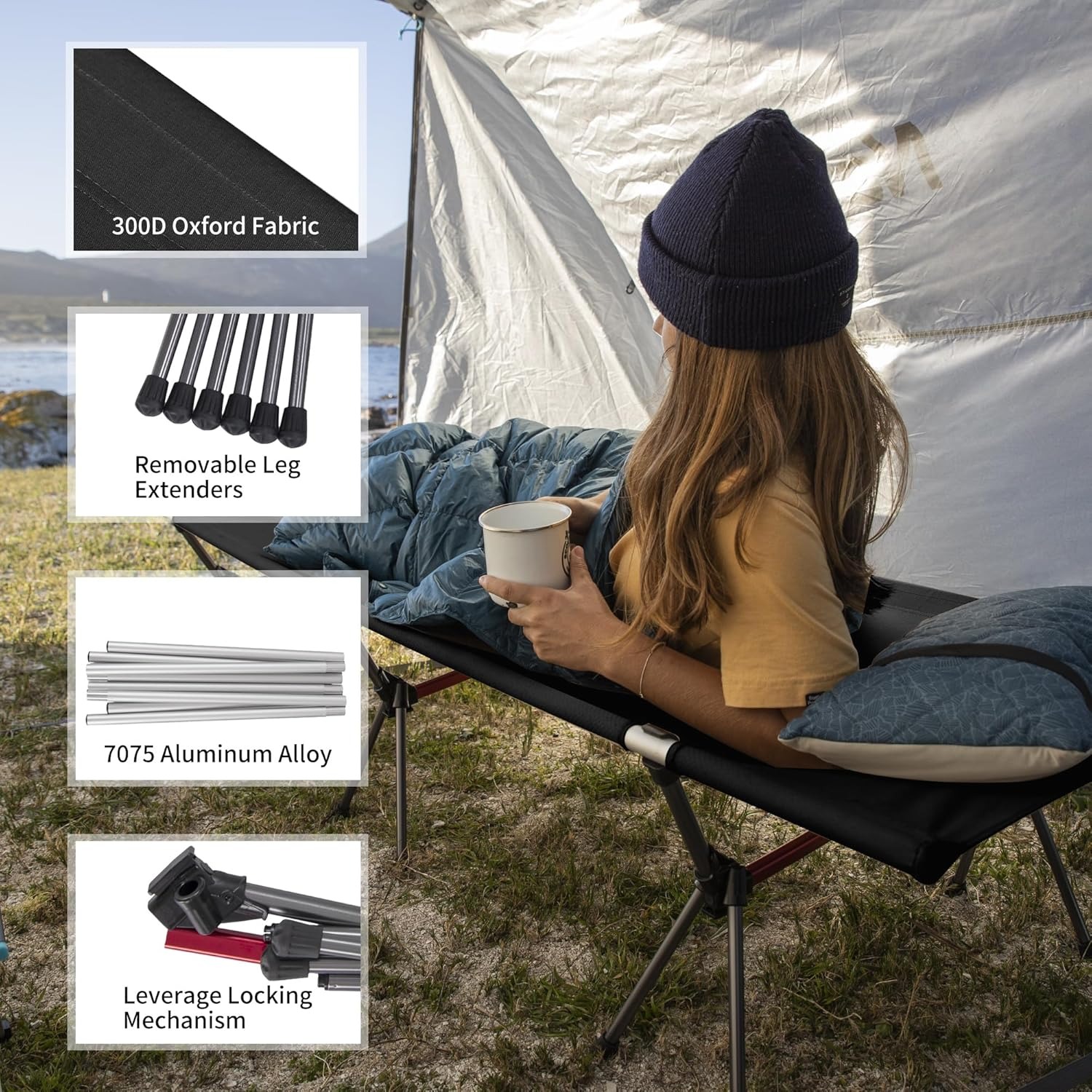 Lettino da campeggio pieghevol - Bed Outdoor Camping recensione e prezzo