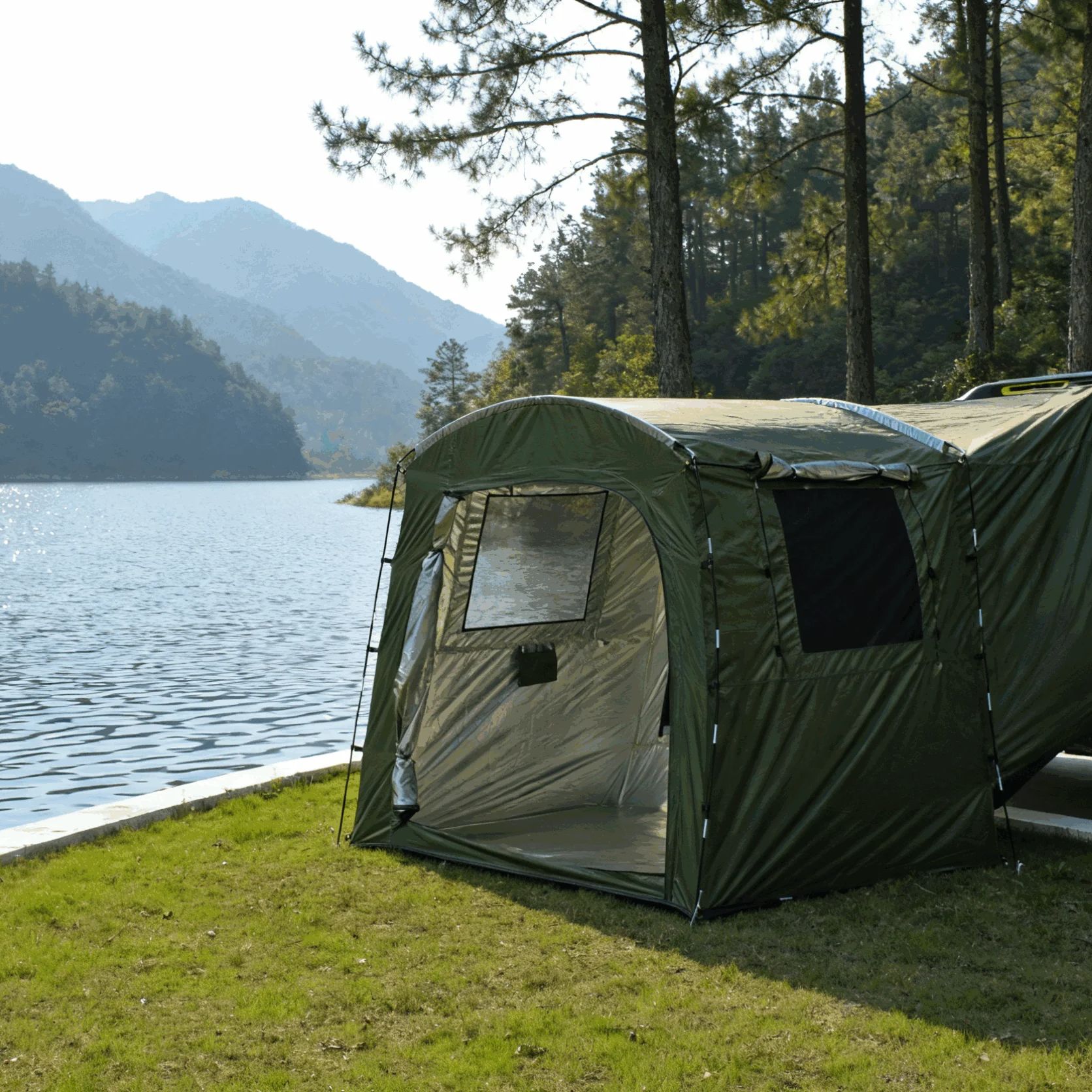 Tenda di estensione per bagagl - Outdoor Camping Van Tent recensione e prezzo