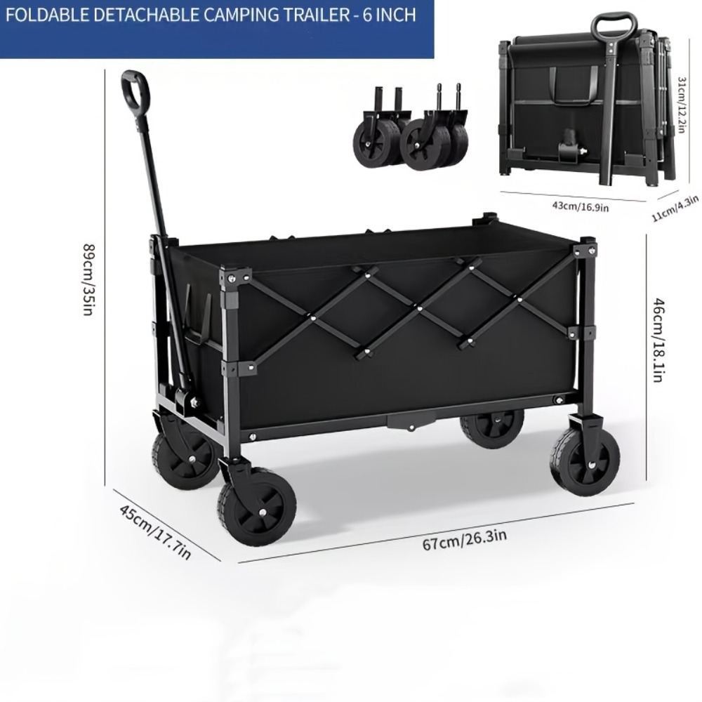 Carrello da Giardino Pieghevol - Outdoor Camping Trolley recensione e prezzo