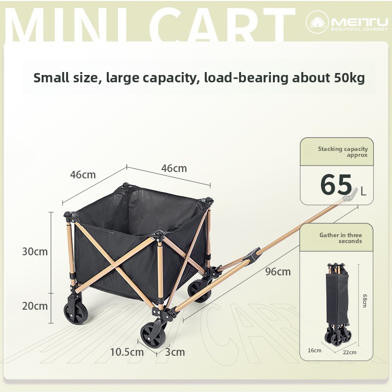 Carrello Pieghevole da Esterno - Outdoor Camping Trolley recensione e prezzo